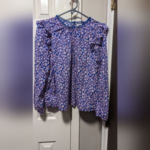 J.Crew Floral Blouse